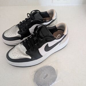 Nike Jordan 1 Elevate Black and Silver Sneakers